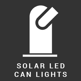 solar led can lights